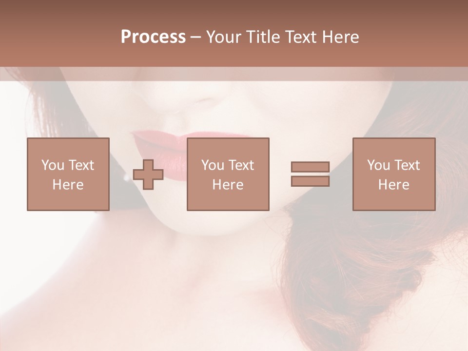 Hot Radiant Posing PowerPoint Template