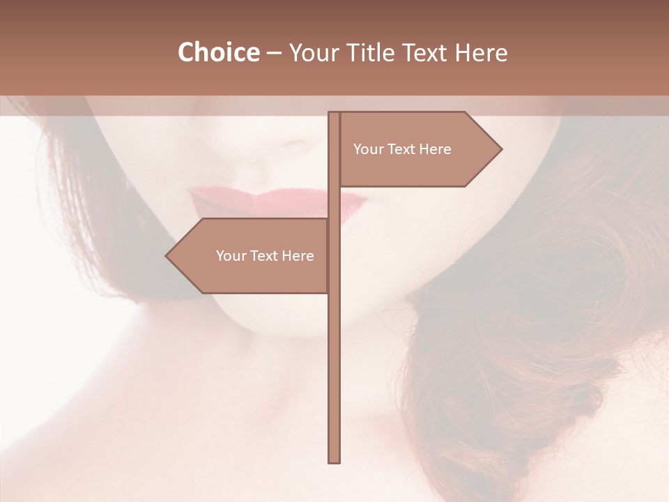 Hot Radiant Posing PowerPoint Template