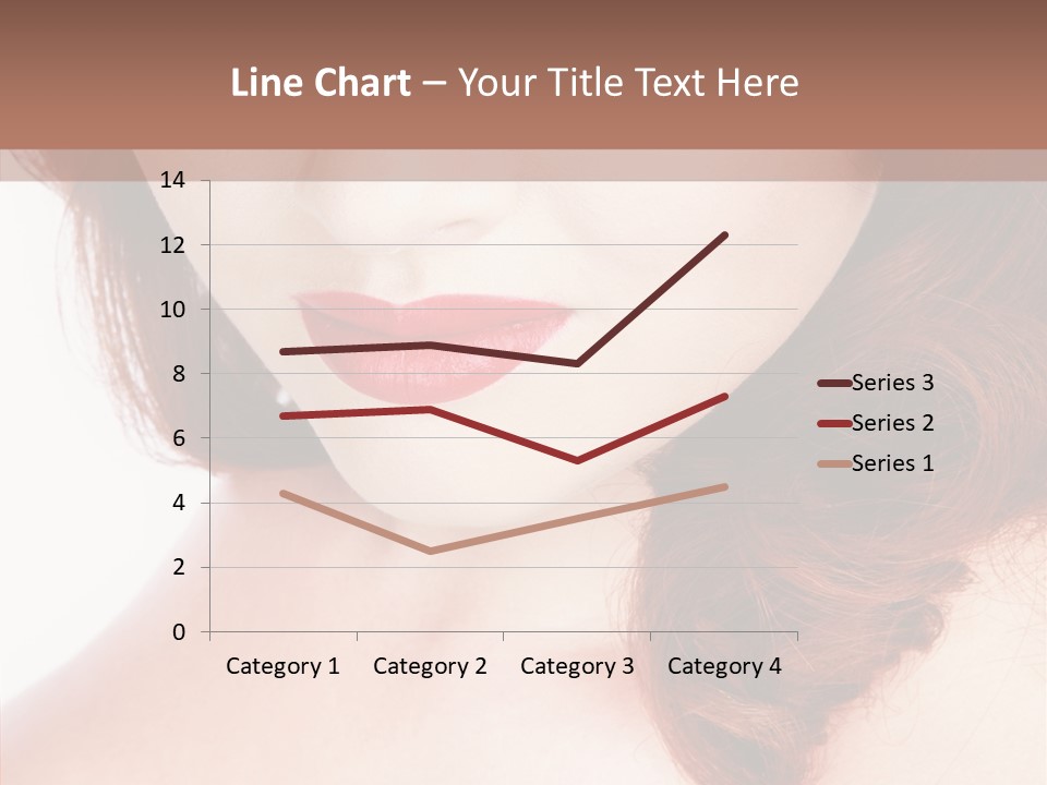 Hot Radiant Posing PowerPoint Template