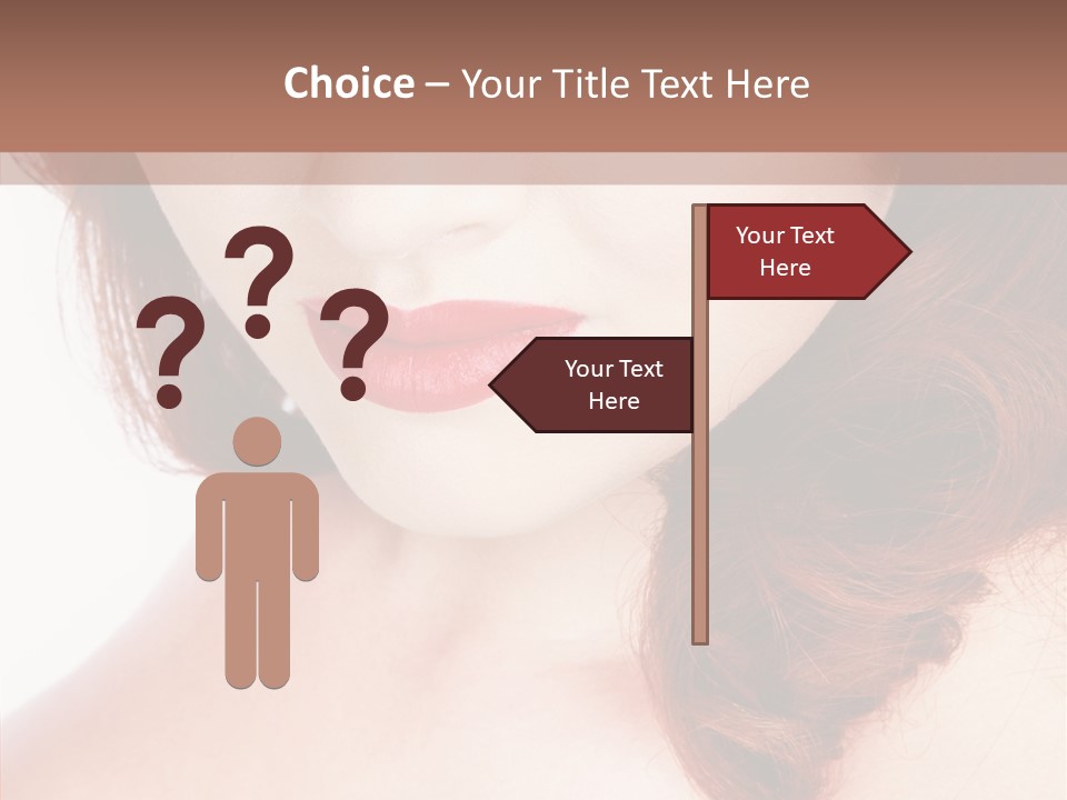 Hot Radiant Posing PowerPoint Template