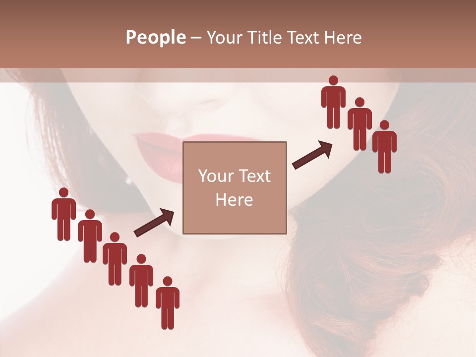 Hot Radiant Posing PowerPoint Template