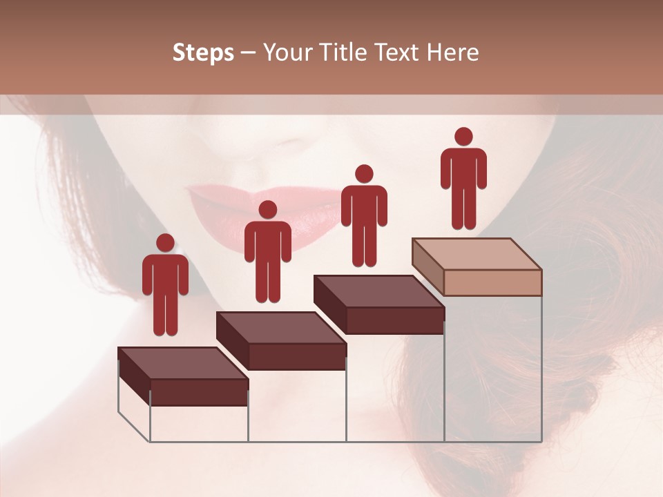 Hot Radiant Posing PowerPoint Template