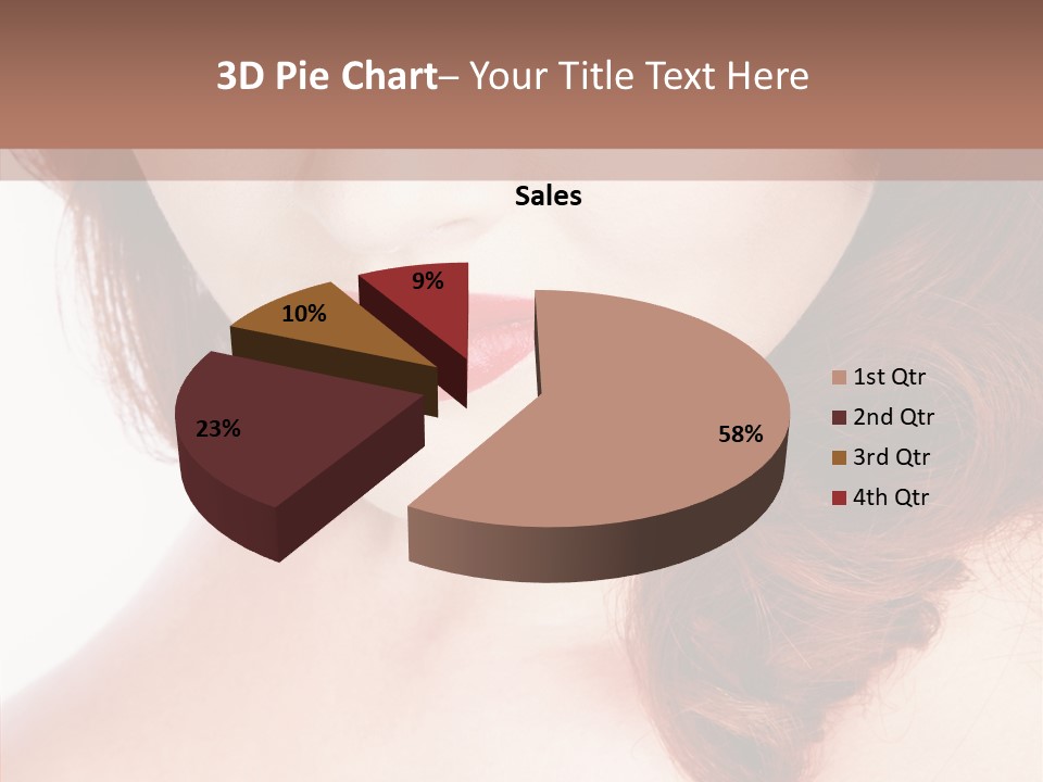 Hot Radiant Posing PowerPoint Template