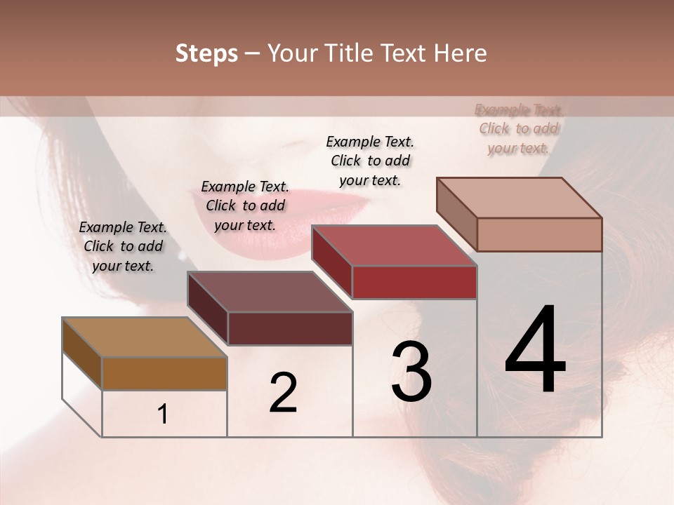 Hot Radiant Posing PowerPoint Template
