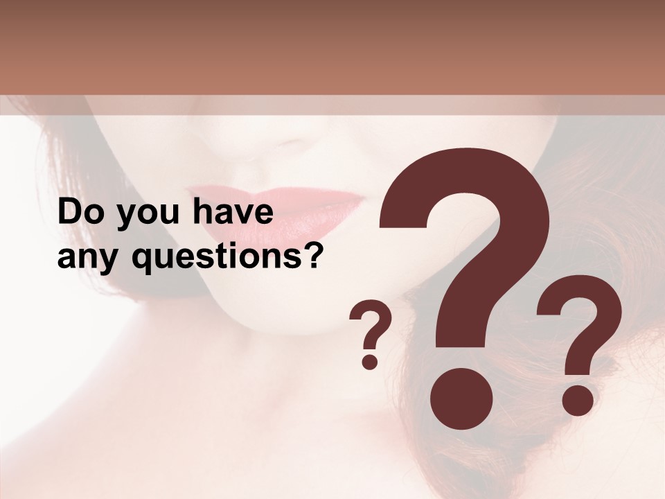 Hot Radiant Posing PowerPoint Template