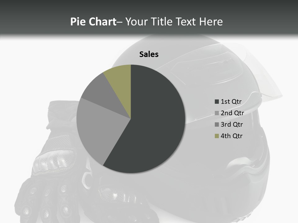 Plastic Helmet Carbon PowerPoint Template