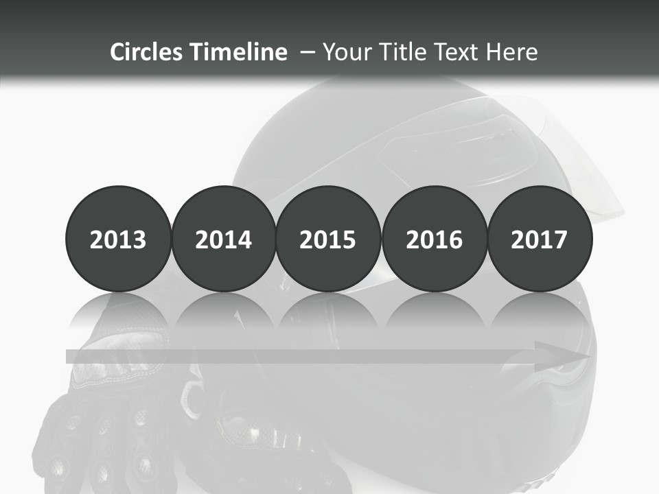 Plastic Helmet Carbon PowerPoint Template