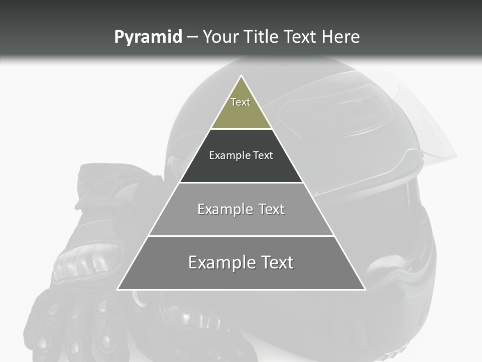 Plastic Helmet Carbon PowerPoint Template