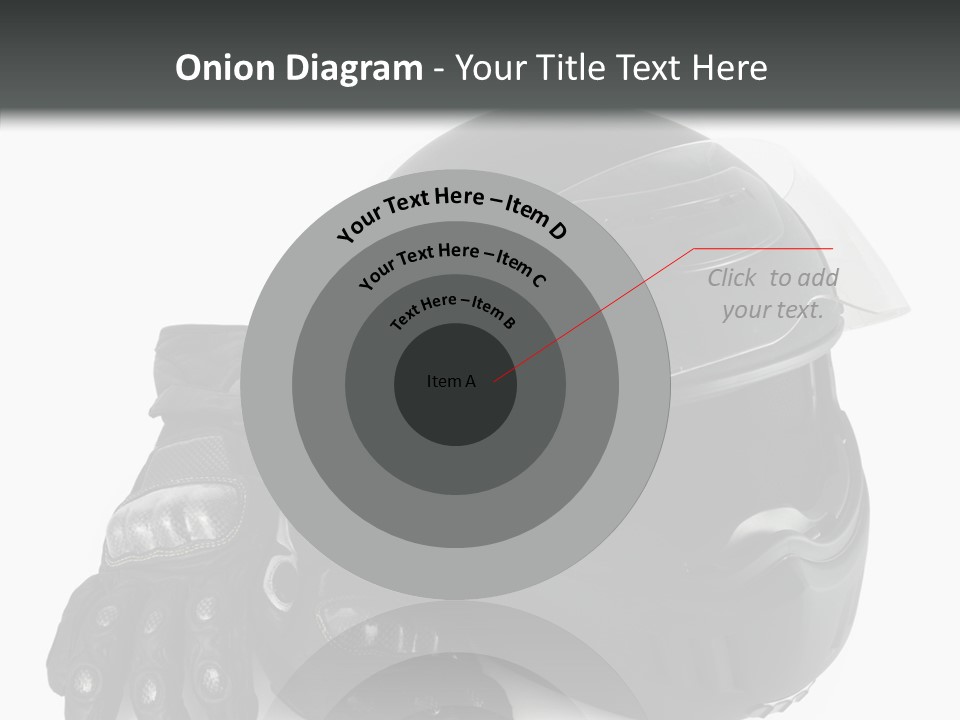 Plastic Helmet Carbon PowerPoint Template