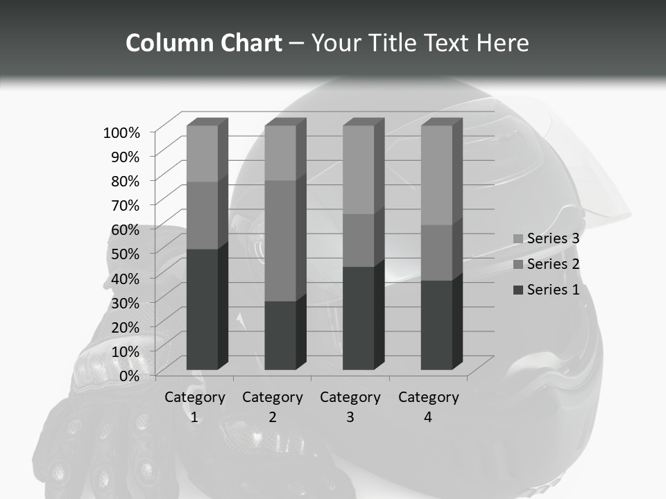 Plastic Helmet Carbon PowerPoint Template