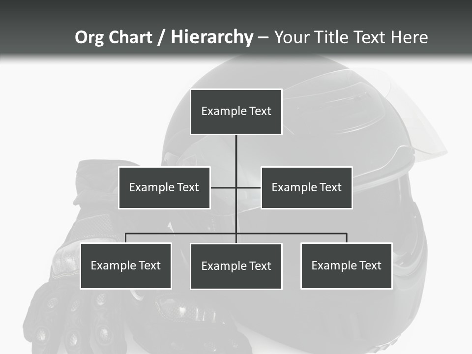 Plastic Helmet Carbon PowerPoint Template