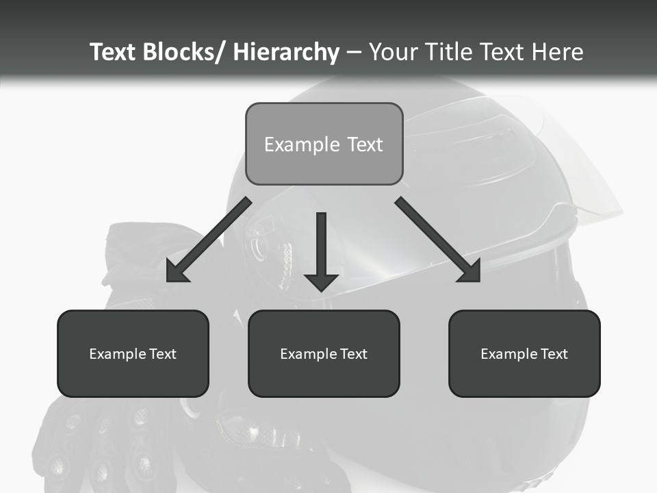 Plastic Helmet Carbon PowerPoint Template