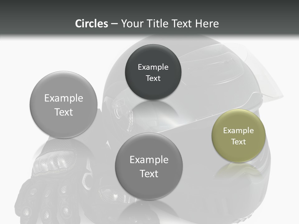 Plastic Helmet Carbon PowerPoint Template