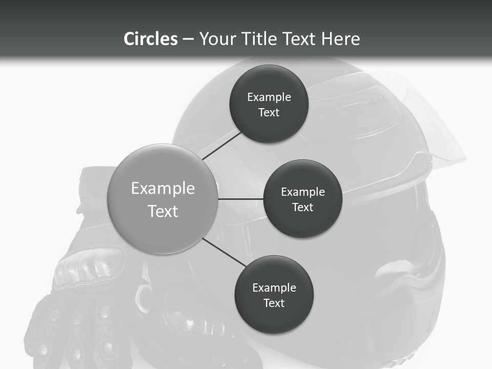 Plastic Helmet Carbon PowerPoint Template