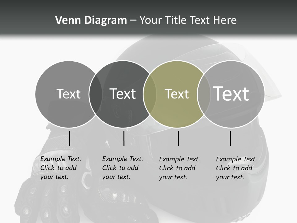 Plastic Helmet Carbon PowerPoint Template