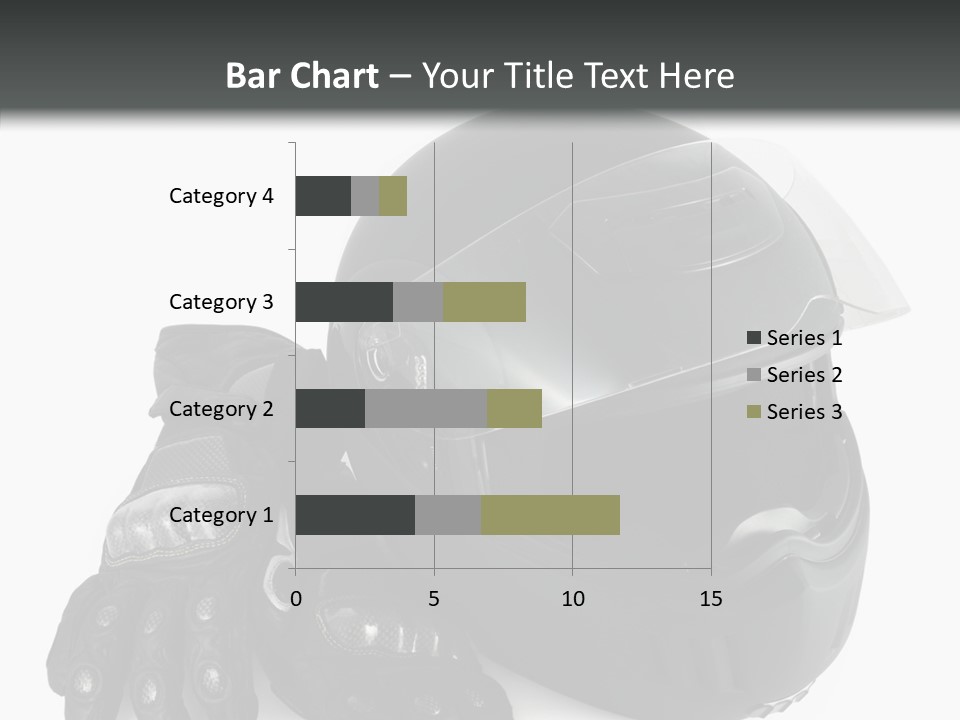 Plastic Helmet Carbon PowerPoint Template