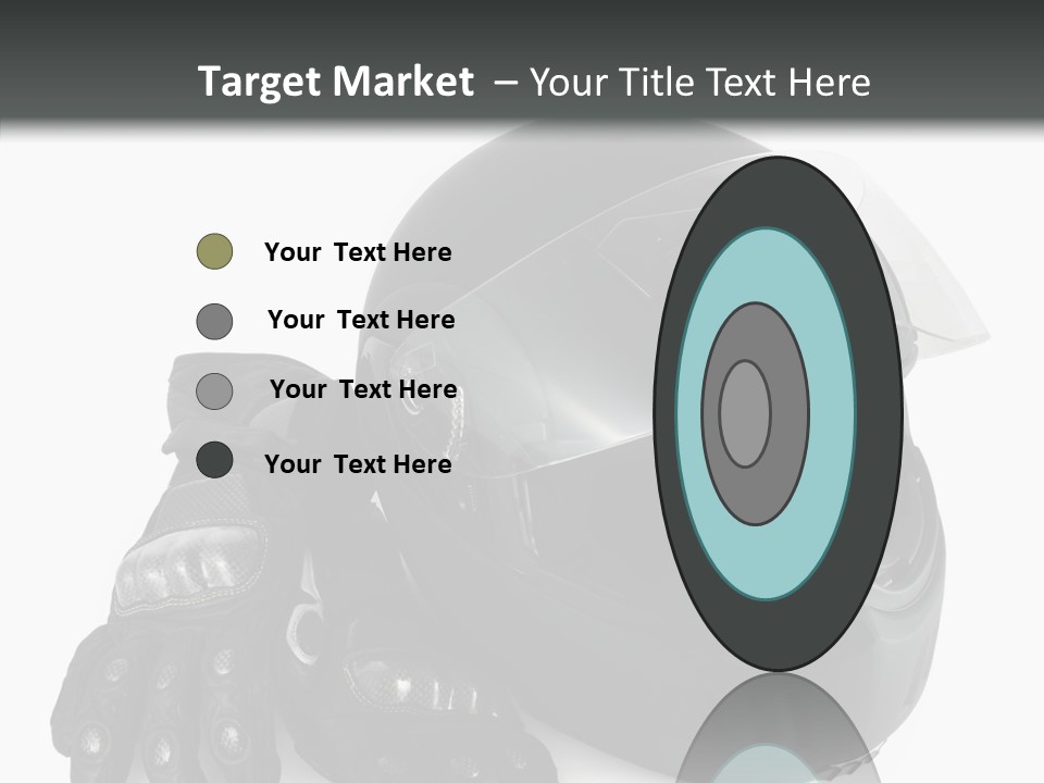 Plastic Helmet Carbon PowerPoint Template