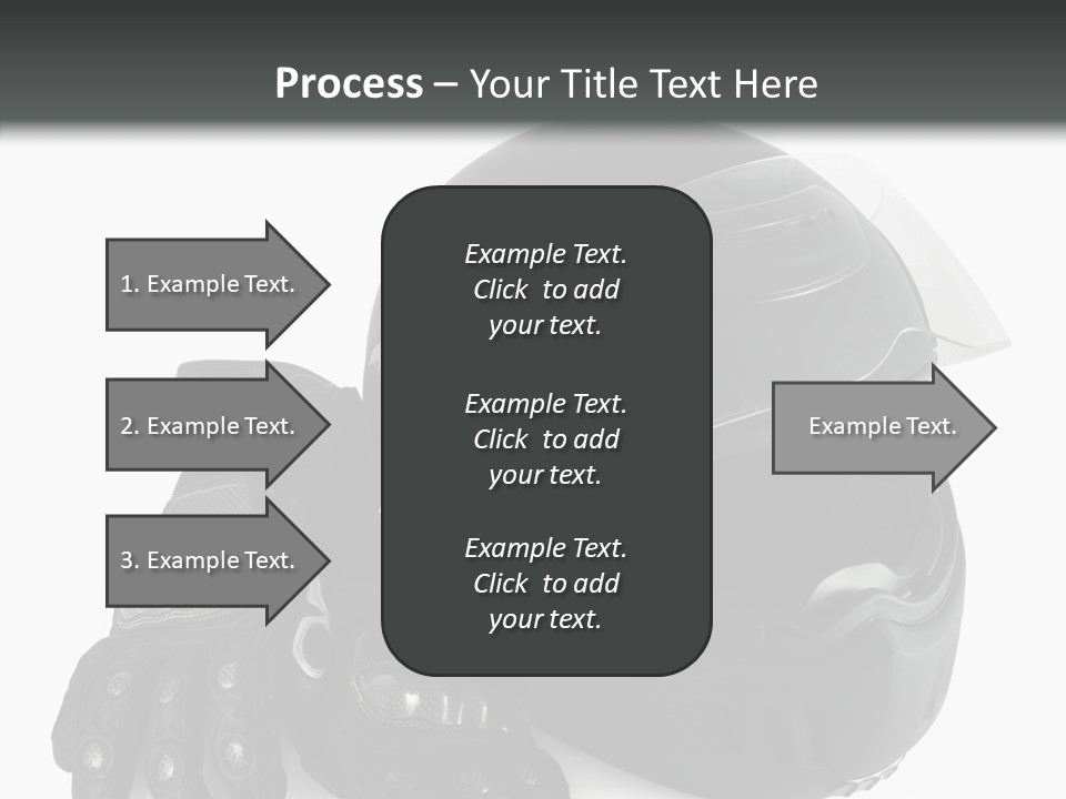 Plastic Helmet Carbon PowerPoint Template