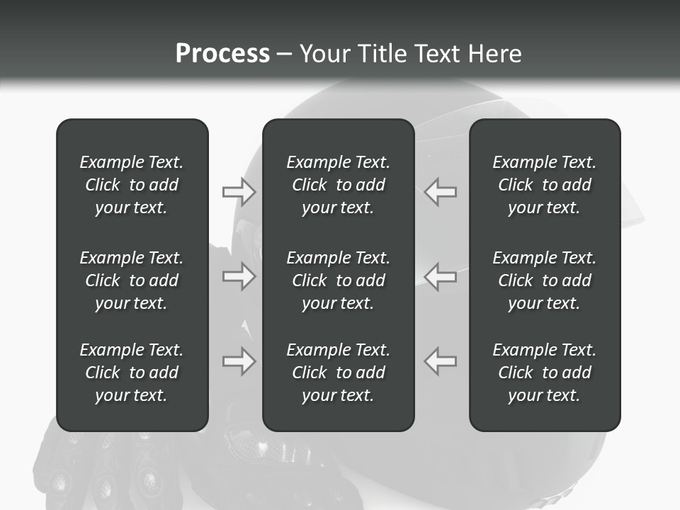 Plastic Helmet Carbon PowerPoint Template