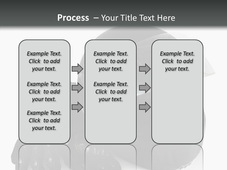 Plastic Helmet Carbon PowerPoint Template