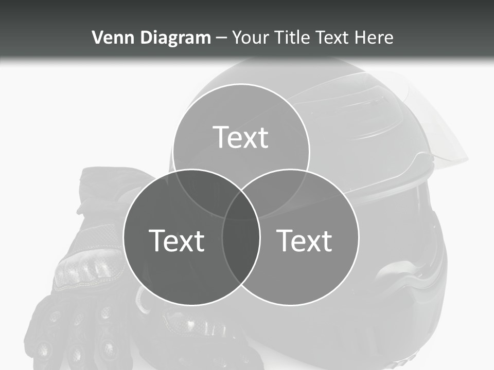Plastic Helmet Carbon PowerPoint Template