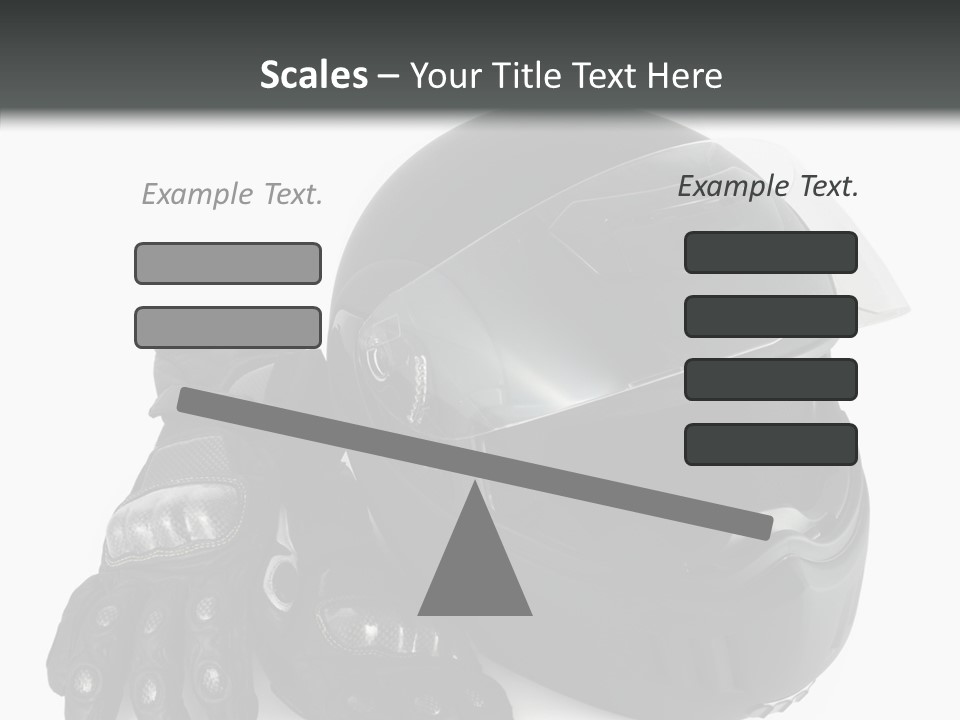Plastic Helmet Carbon PowerPoint Template