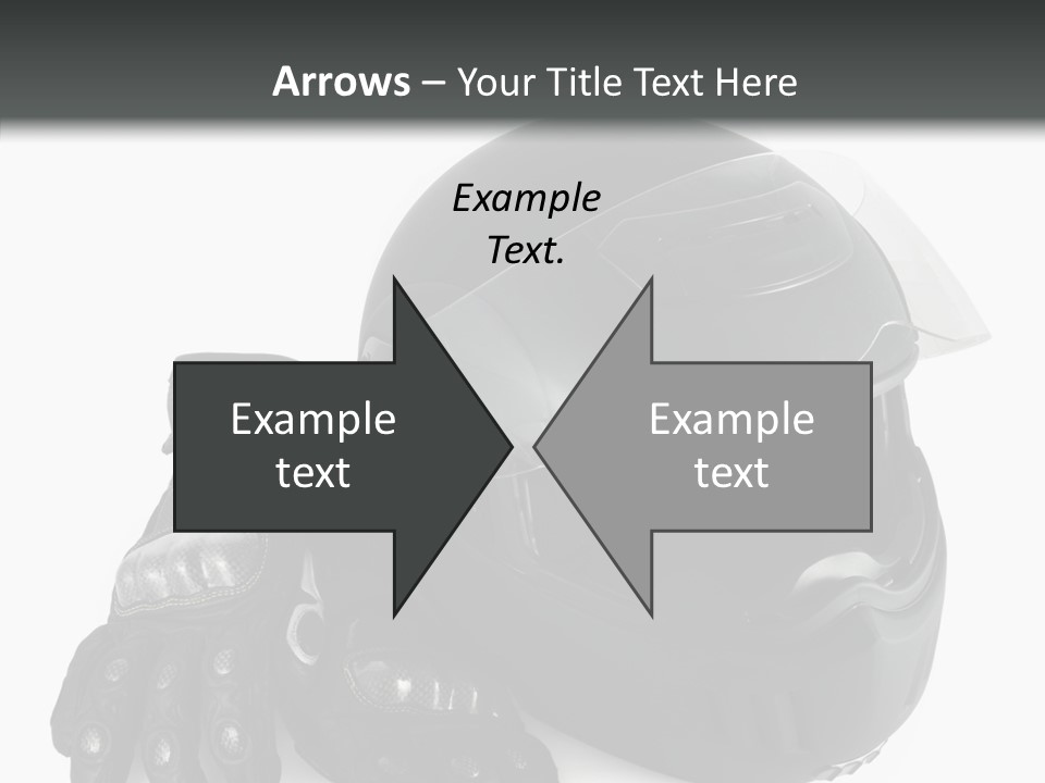 Plastic Helmet Carbon PowerPoint Template