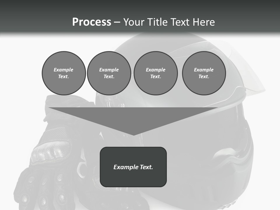 Plastic Helmet Carbon PowerPoint Template
