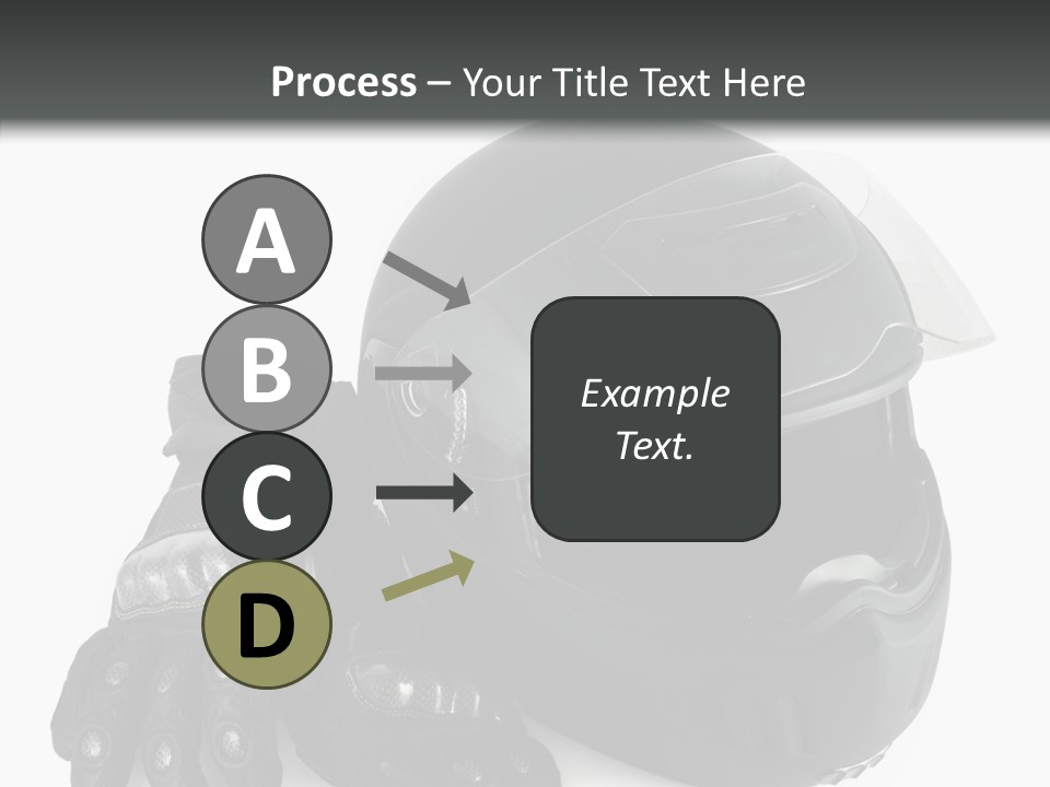 Plastic Helmet Carbon PowerPoint Template