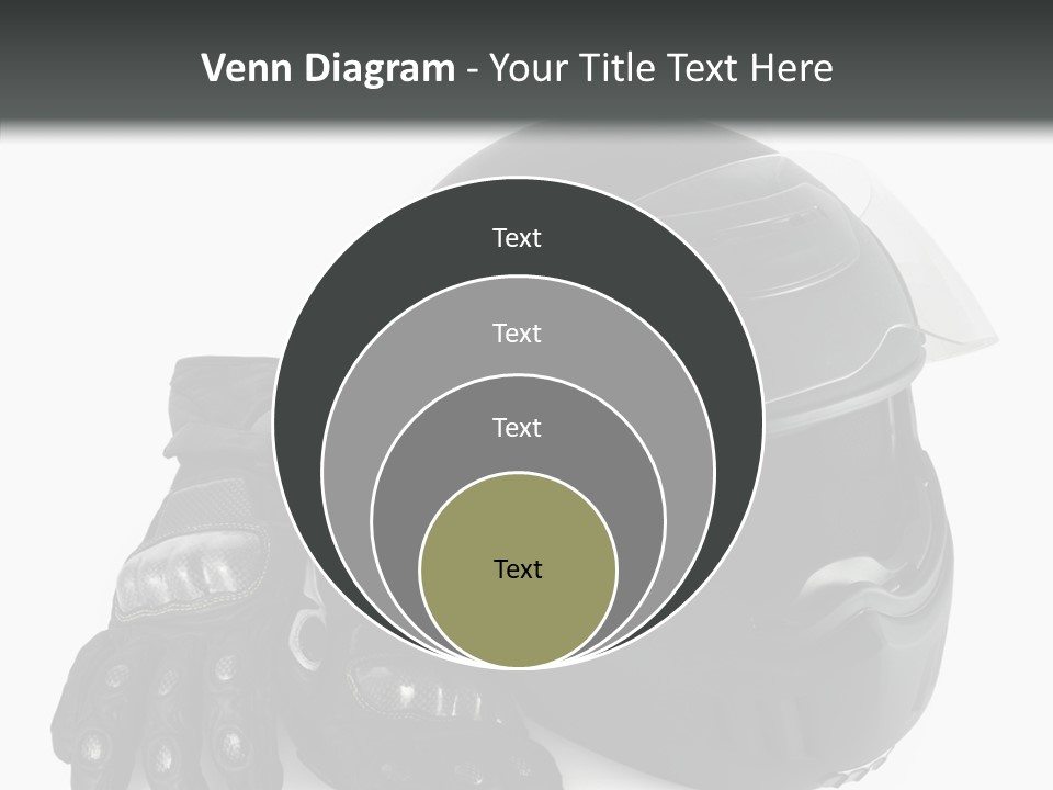 Plastic Helmet Carbon PowerPoint Template