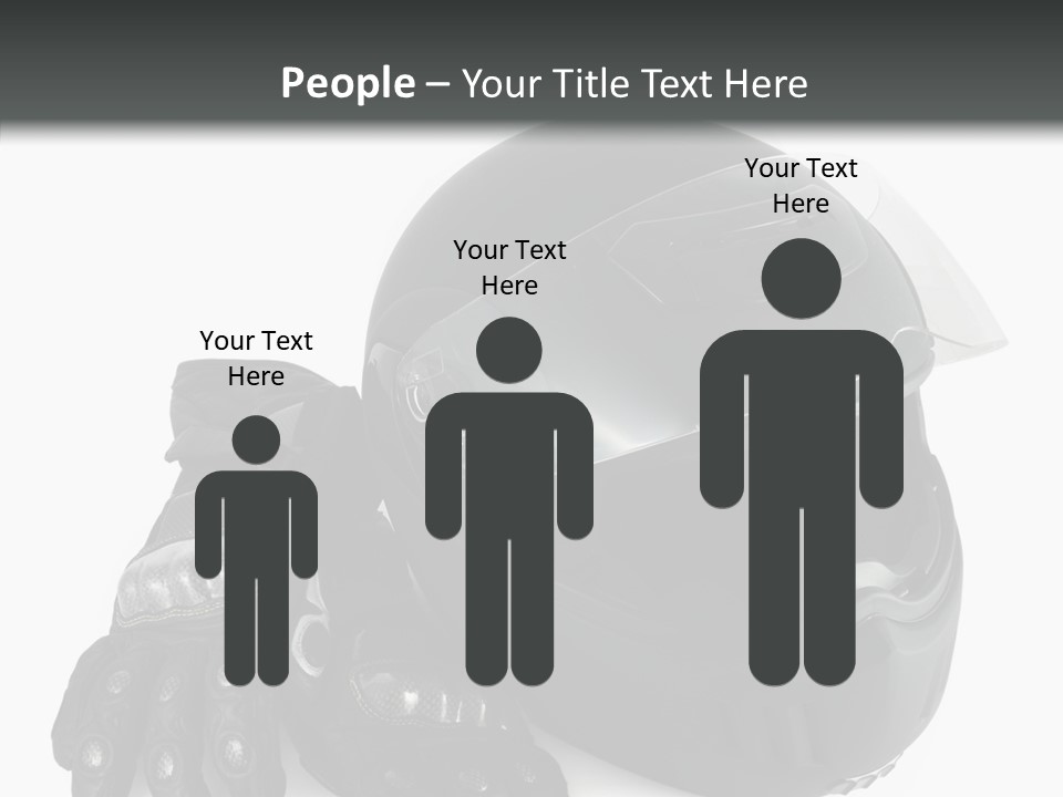 Plastic Helmet Carbon PowerPoint Template