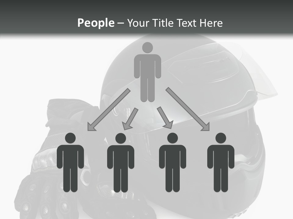 Plastic Helmet Carbon PowerPoint Template