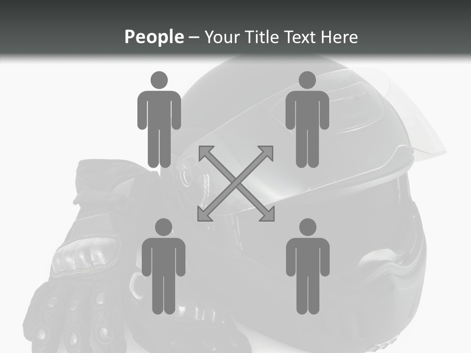 Plastic Helmet Carbon PowerPoint Template