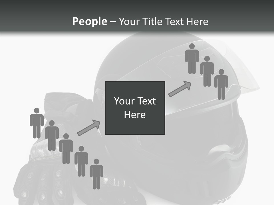 Plastic Helmet Carbon PowerPoint Template