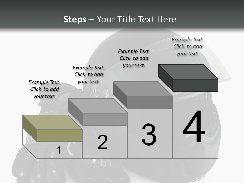 Plastic Helmet Carbon PowerPoint Template