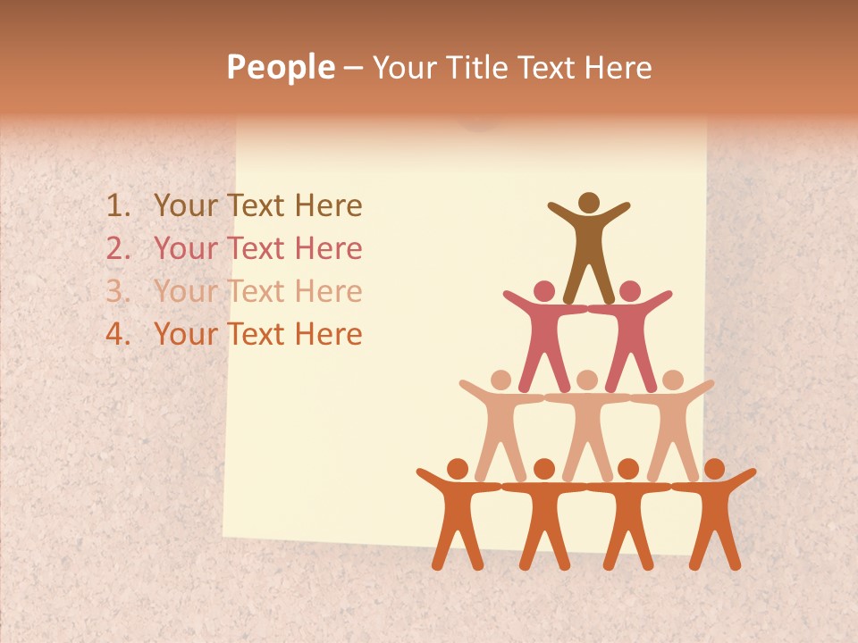 Management Happy Character PowerPoint Template