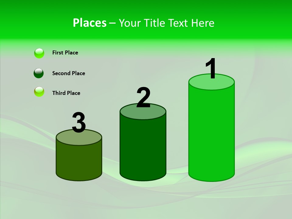 Three Dimensional Power Swirl PowerPoint Template