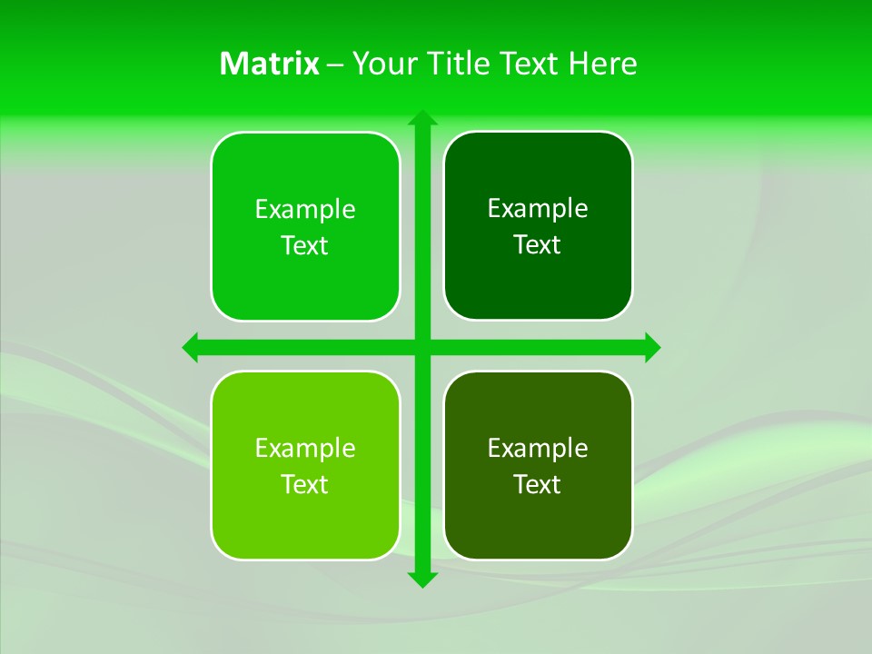 Three Dimensional Power Swirl PowerPoint Template
