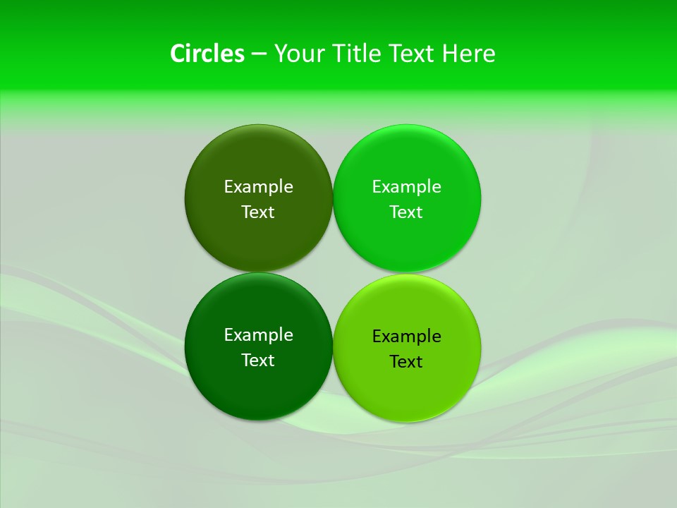 Three Dimensional Power Swirl PowerPoint Template