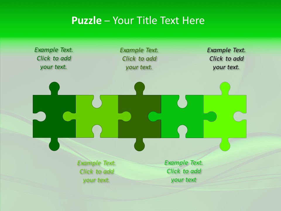 Three Dimensional Power Swirl PowerPoint Template