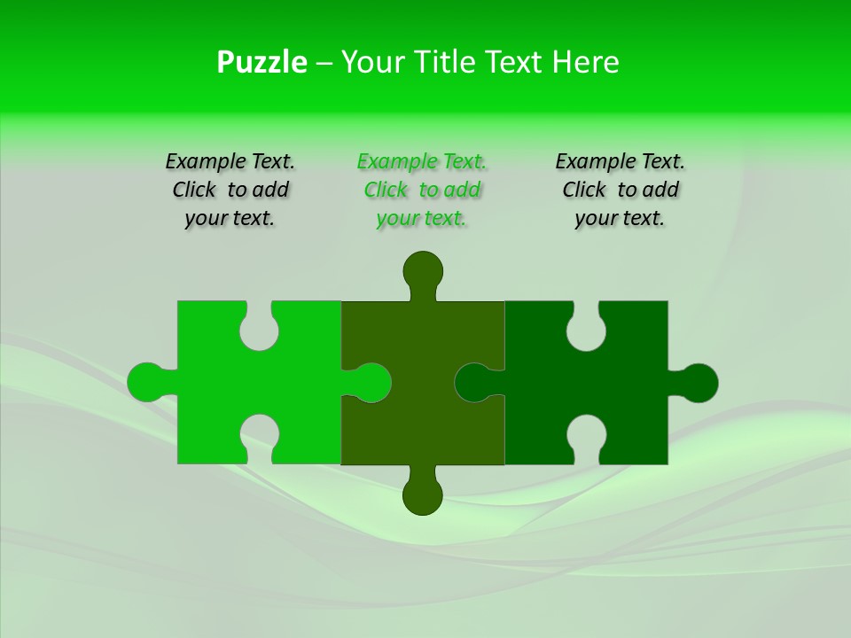 Three Dimensional Power Swirl PowerPoint Template