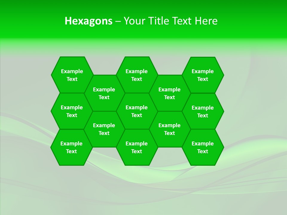 Three Dimensional Power Swirl PowerPoint Template