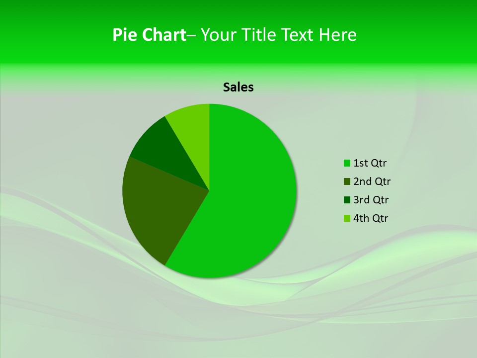 Three Dimensional Power Swirl PowerPoint Template