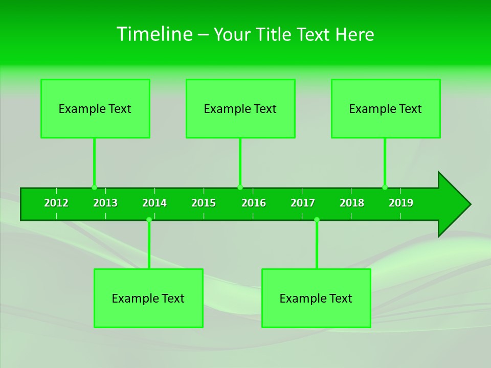 Three Dimensional Power Swirl PowerPoint Template