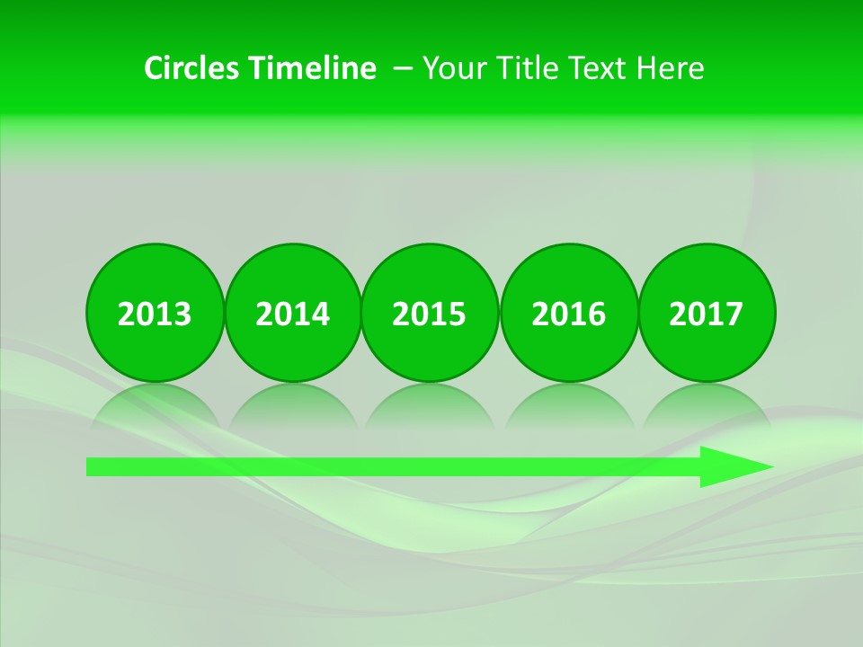 Three Dimensional Power Swirl PowerPoint Template