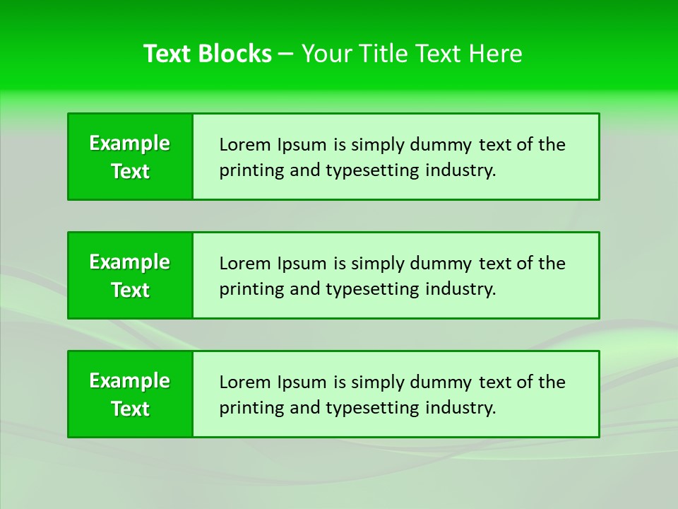 Three Dimensional Power Swirl PowerPoint Template