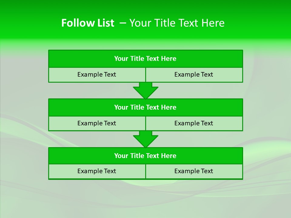 Three Dimensional Power Swirl PowerPoint Template