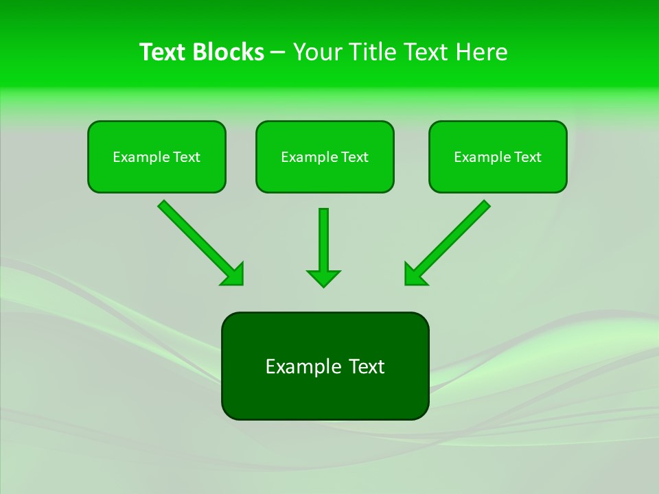 Three Dimensional Power Swirl PowerPoint Template