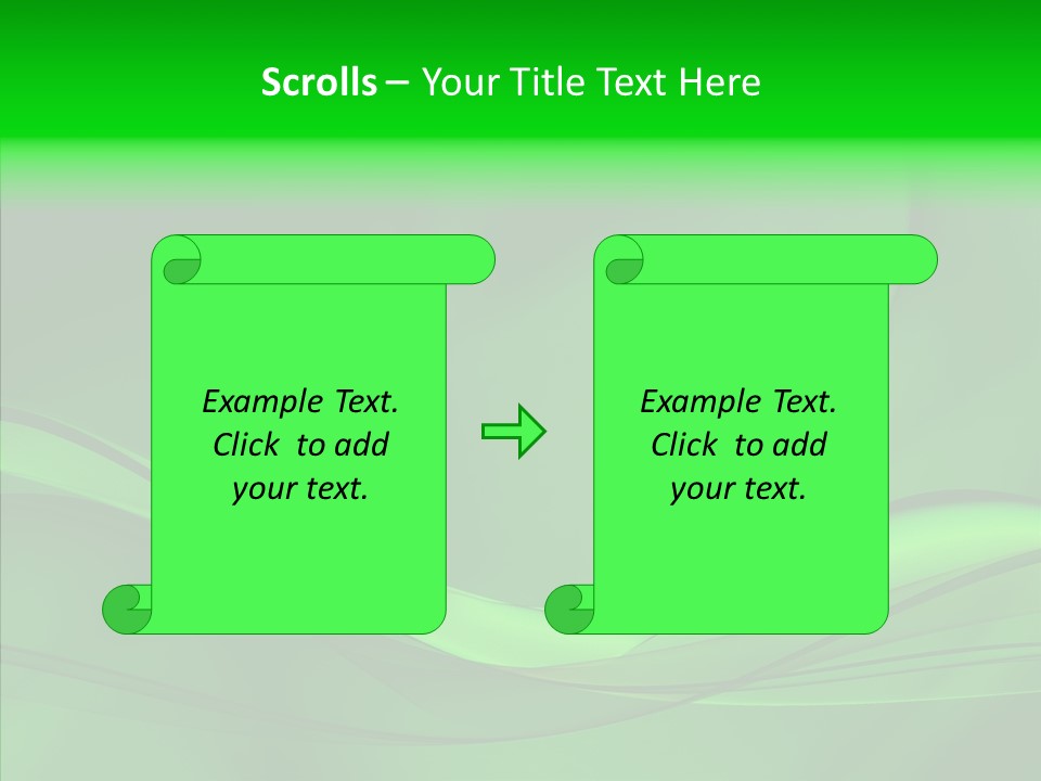 Three Dimensional Power Swirl PowerPoint Template