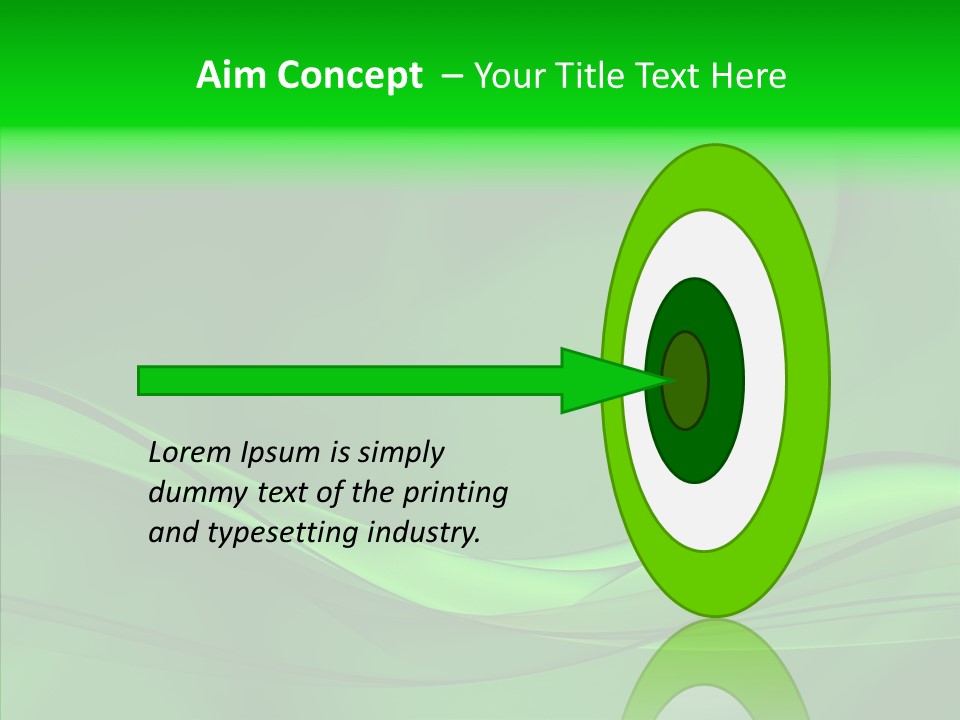 Three Dimensional Power Swirl PowerPoint Template